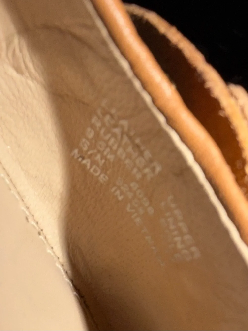 Tory Burch Royal Tan Classic Sheep Blossom Ballet Flats